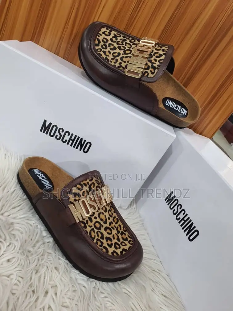 Moschino Premium Leather Mules