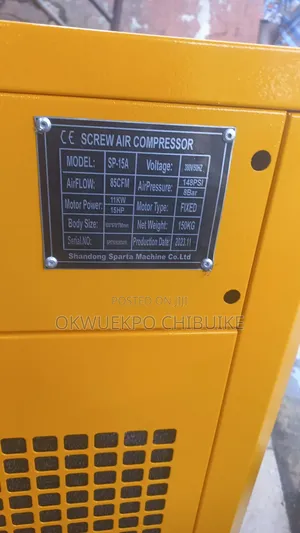 Screw Air Compressor 11kw 15HP