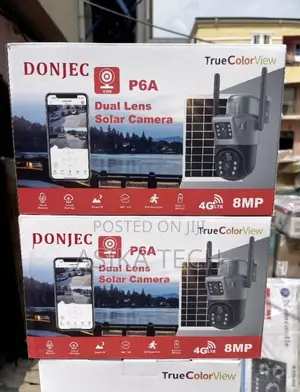 Dual Lens PTZ Solar Camera 8MP | 4G LTE