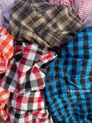 Stock Check Shirt Material