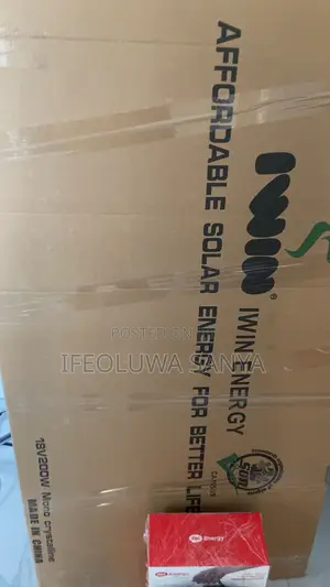 Itel Power Go With 200Watt Solar Panel With Cable