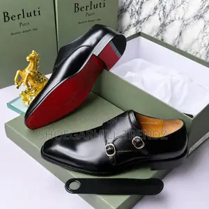Berluti Double Strap Monk Shoes