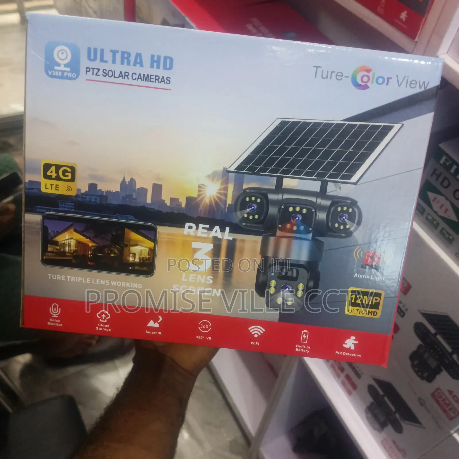 Durable Solar 3ple Lens Camera
