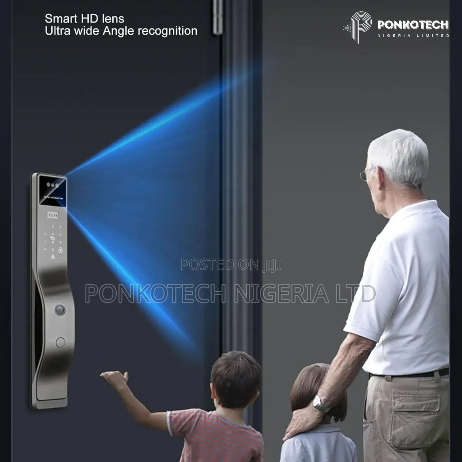 Facial Recognition Smart Door Lock Installation Abuja