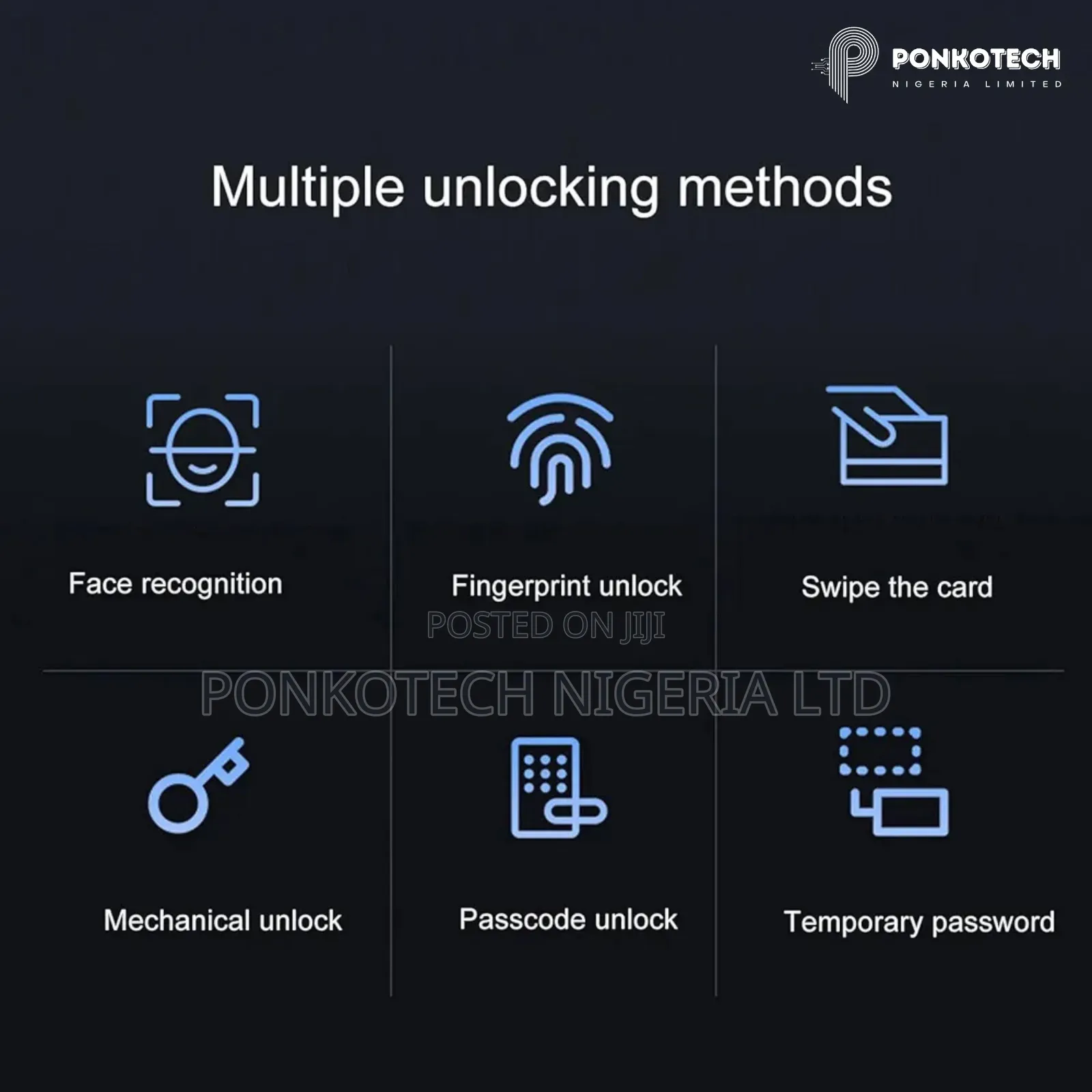 Facial Recognition Smart Door Lock Installation Abuja