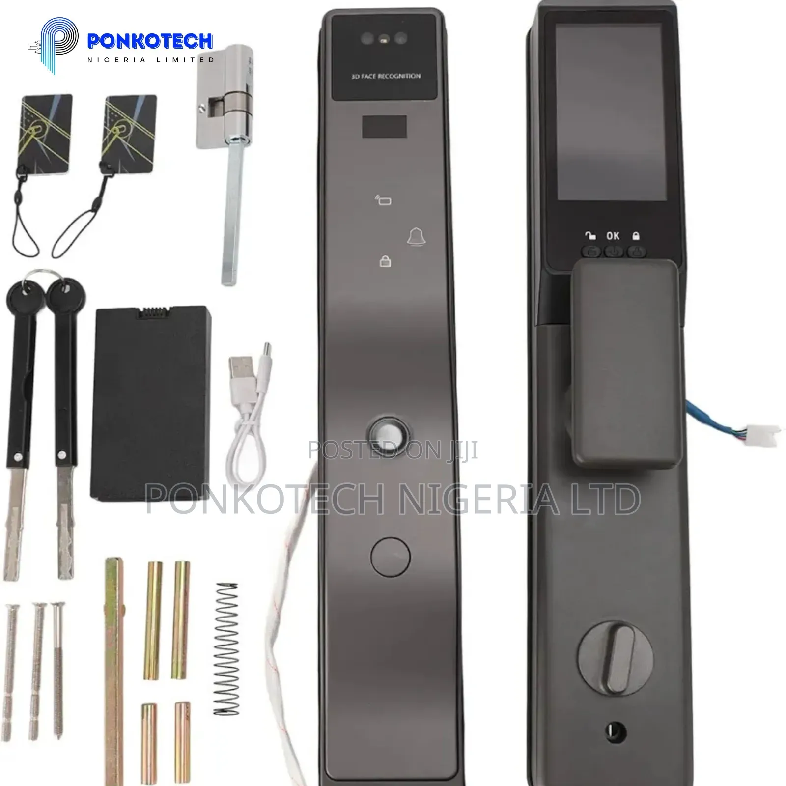 Facial Recognition Smart Door Lock Installation Abuja
