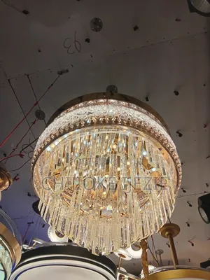 Crystal Fan Chandelier