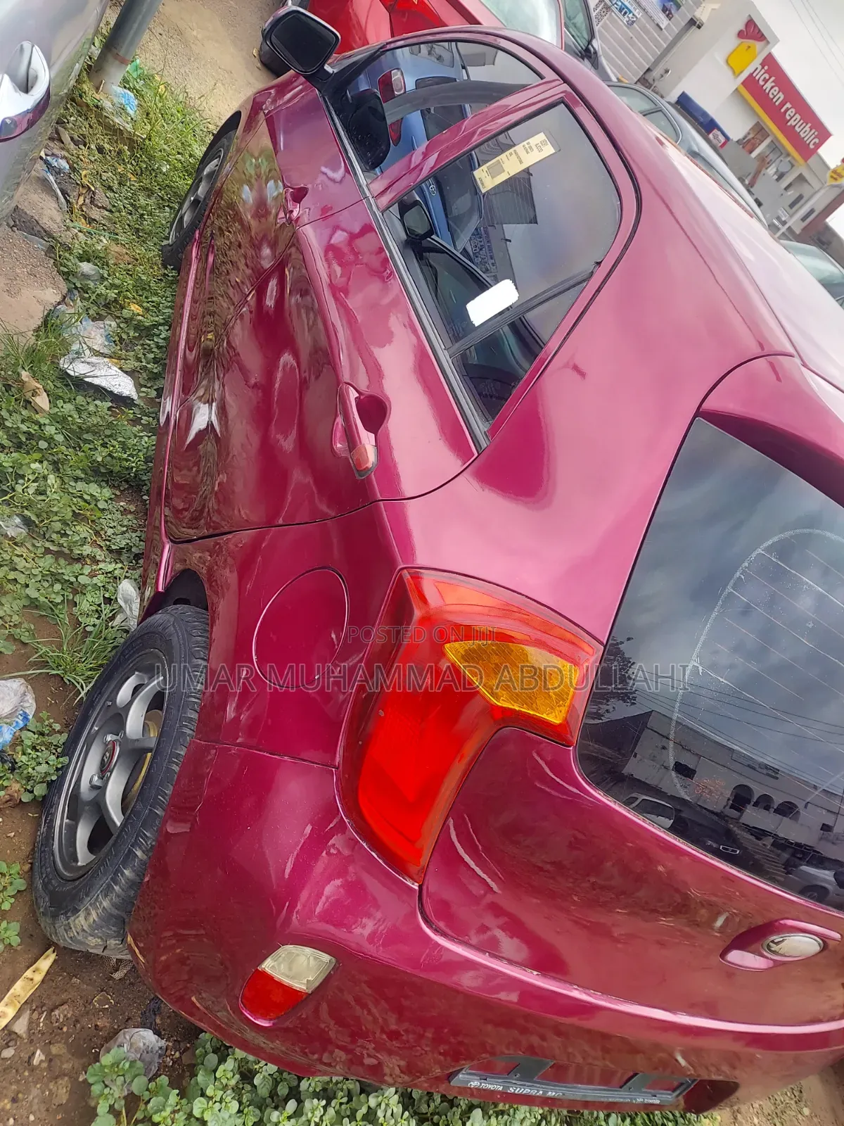 Kia Morning 2013 Maroon