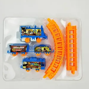 Car Track Parking Garage Rail Train for Kids