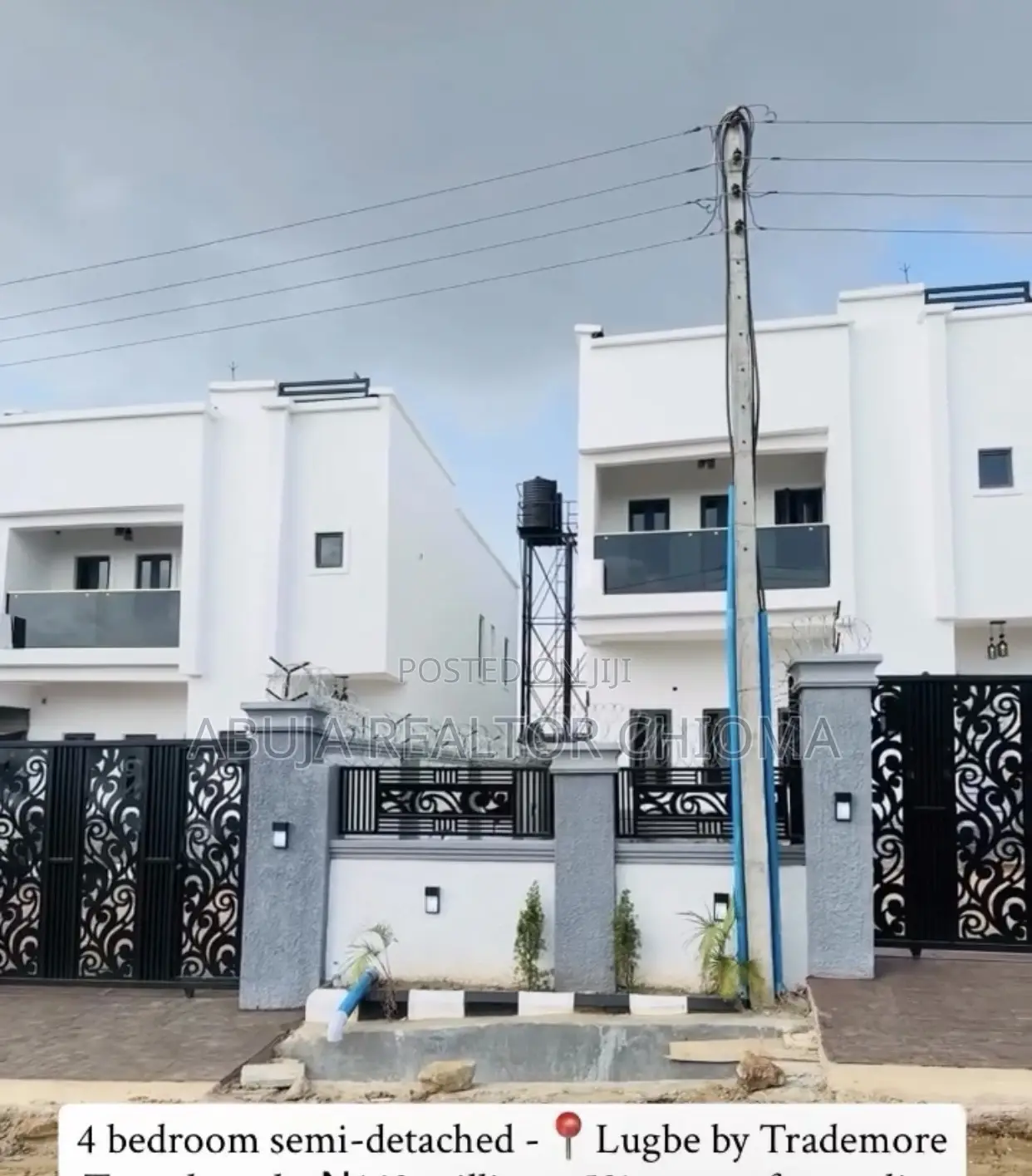 4bedroom Semi Detached Dulpex lugbe by Trademore