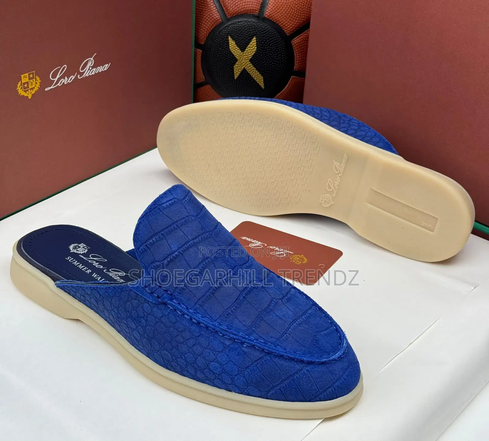 Loro Piana Suede Half Shoes – Premium Collection