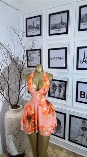 Floral Over Lap Gown