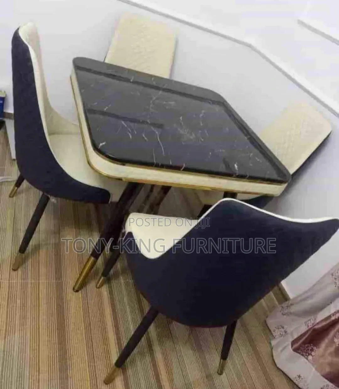 Imported Marble Top Dining Table Set