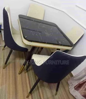 Imported Marble Top Dining Table Set