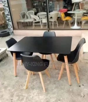 Imported Wooden Dining Table Set With 4-Chair