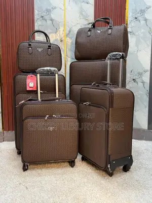 High Quality Genuine Leather Travel Luggage