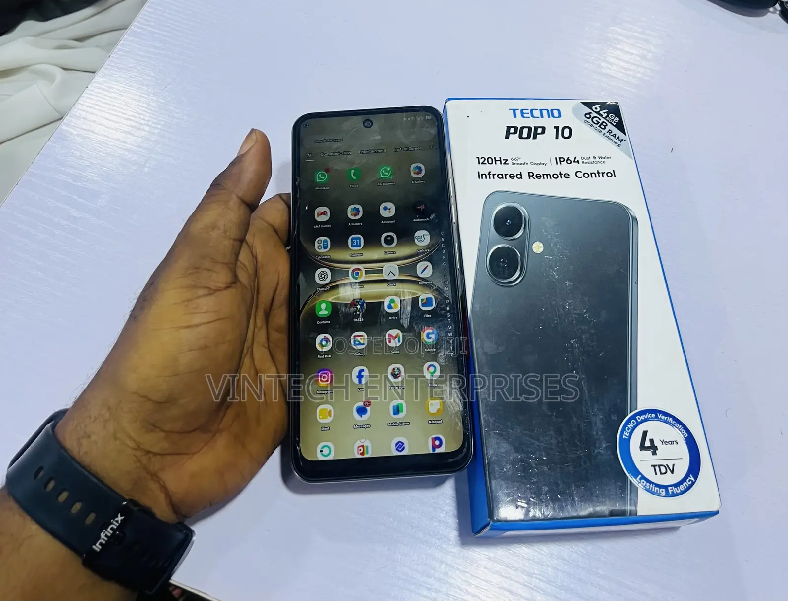 Tecno Pop 10 64 GB Silver