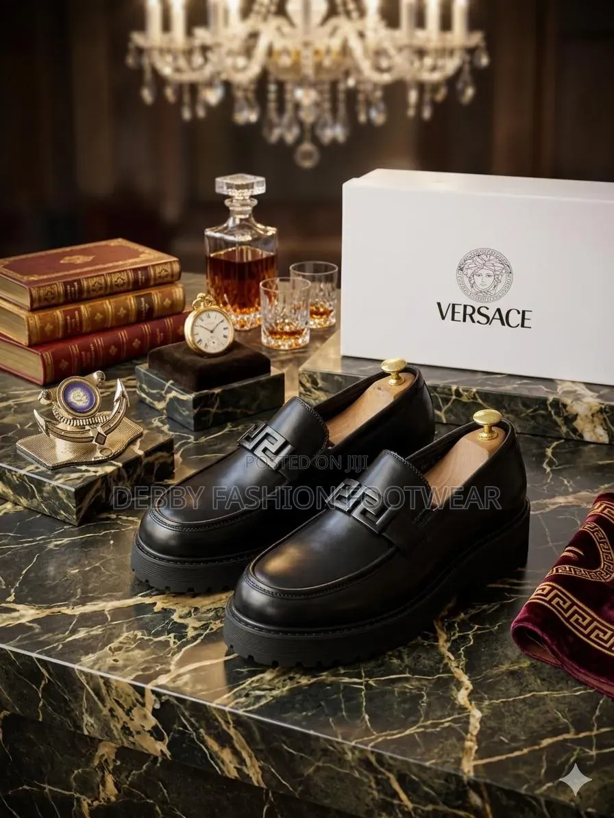 Step Up Your Style Game With Premium Versace Men’s Shoes.