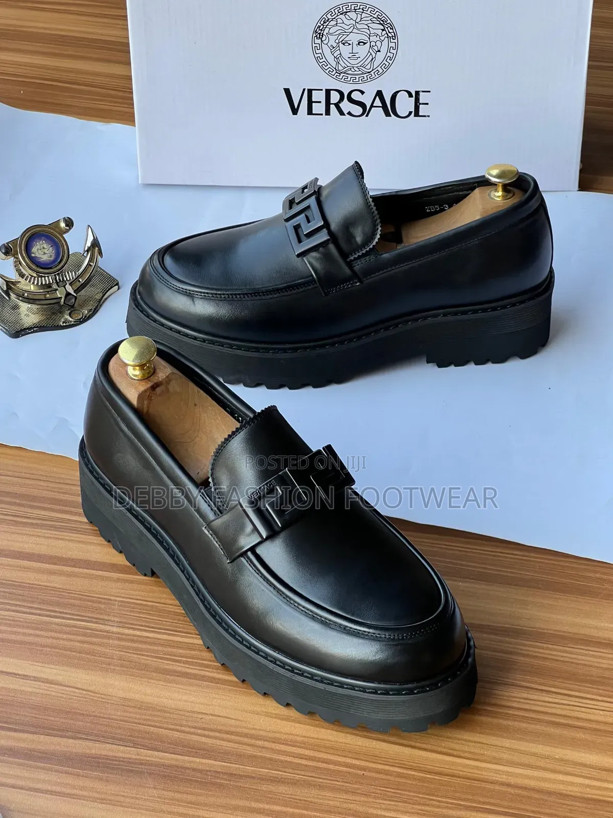 Step Up Your Style Game With Premium Versace Men’s Shoes.