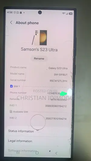 Samsung Galaxy S23 Ultra 512 GB Black