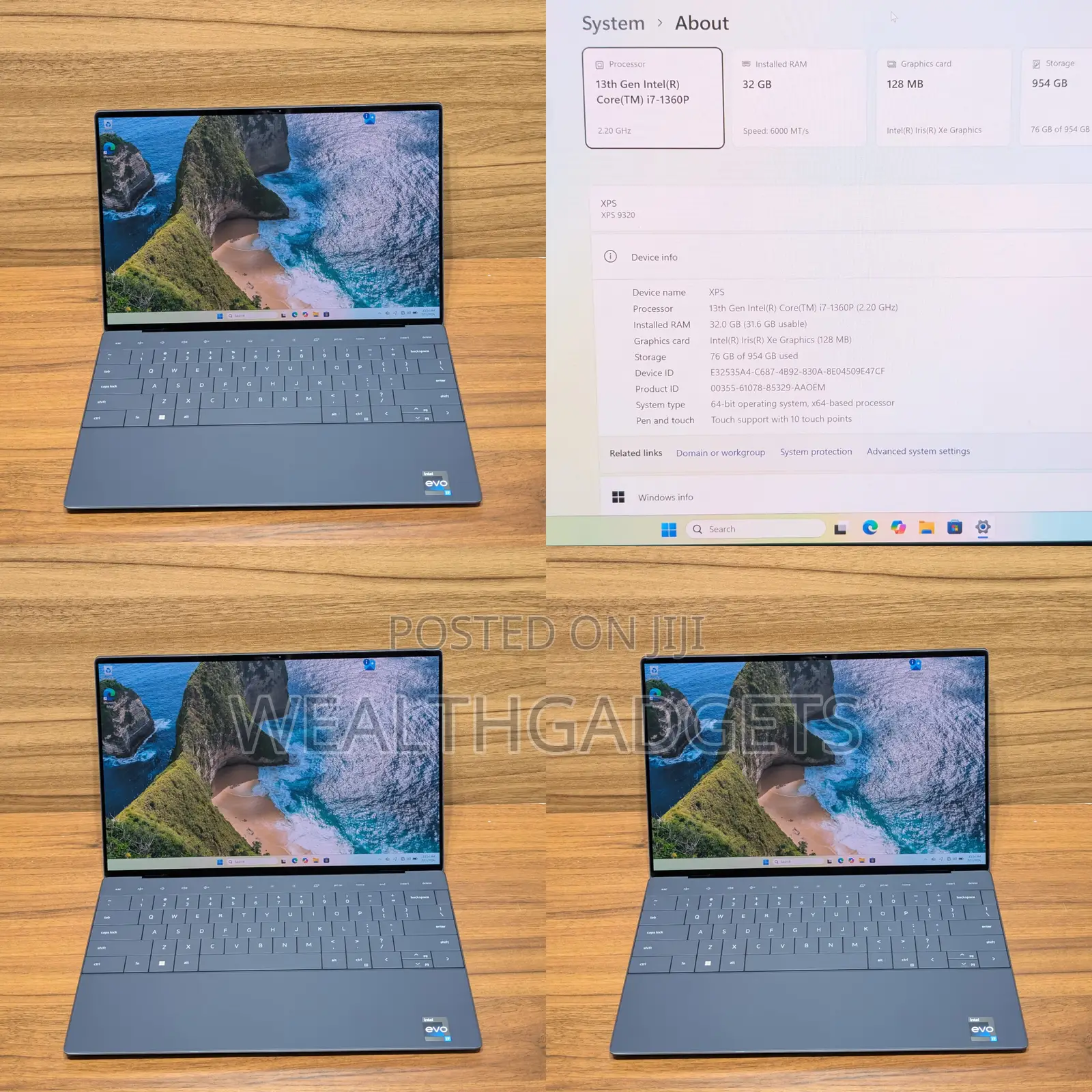Laptop Dell XPS 13 Plus 9320 32GB Intel Core i7 SSD 1T