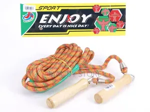 Wooden Handle Skipping Rope for Fitness Exercise Training