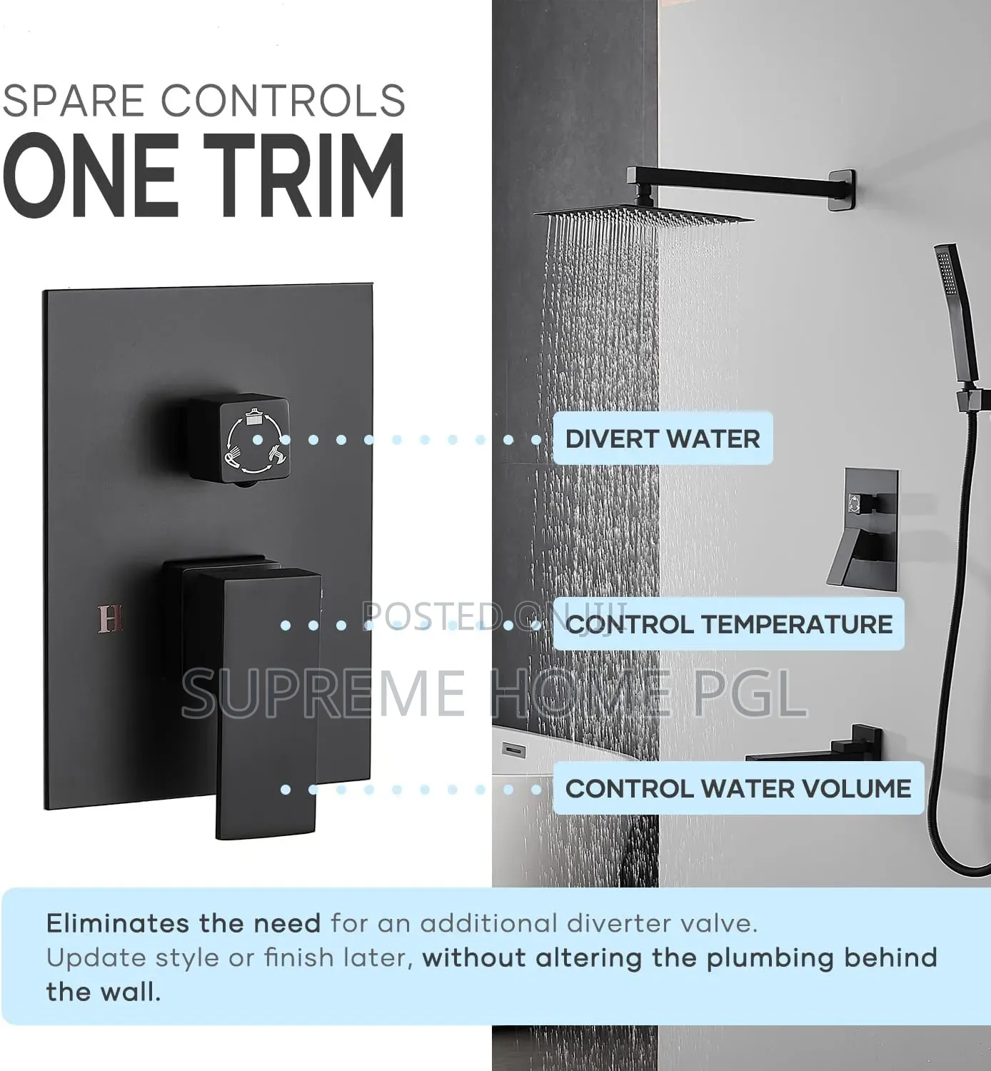 High Quality 5ways Conduit Shower