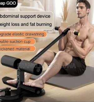 Adjustable Sit-Up Exercise Equipment With Resistance Bands Home Gym