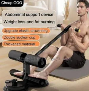 Adjustable Sit-Up Exercise Equipment With Resistance Bands Home Gym