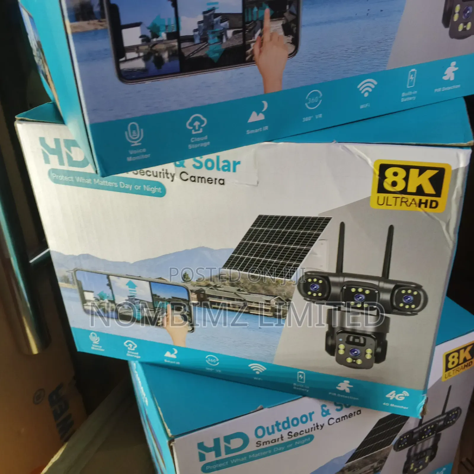 HD Outdoor Solar Smart Security Camera | 4G SIM | Ultra HD | CCTV
