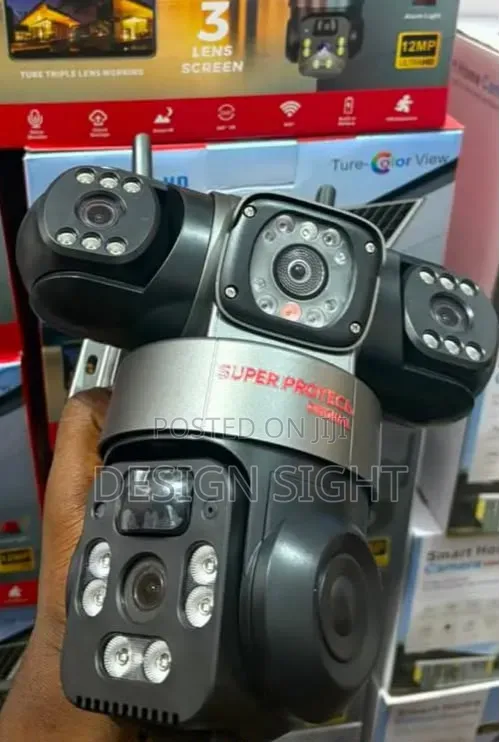 High Quality Solar Camera Tripple Lens