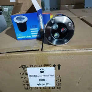 High Quality RGB Multicolour 3 Eyes Ground Light