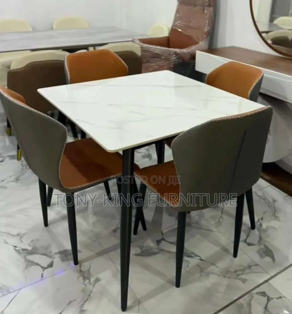 Imported Modern Dining Table Set With 4-Chair