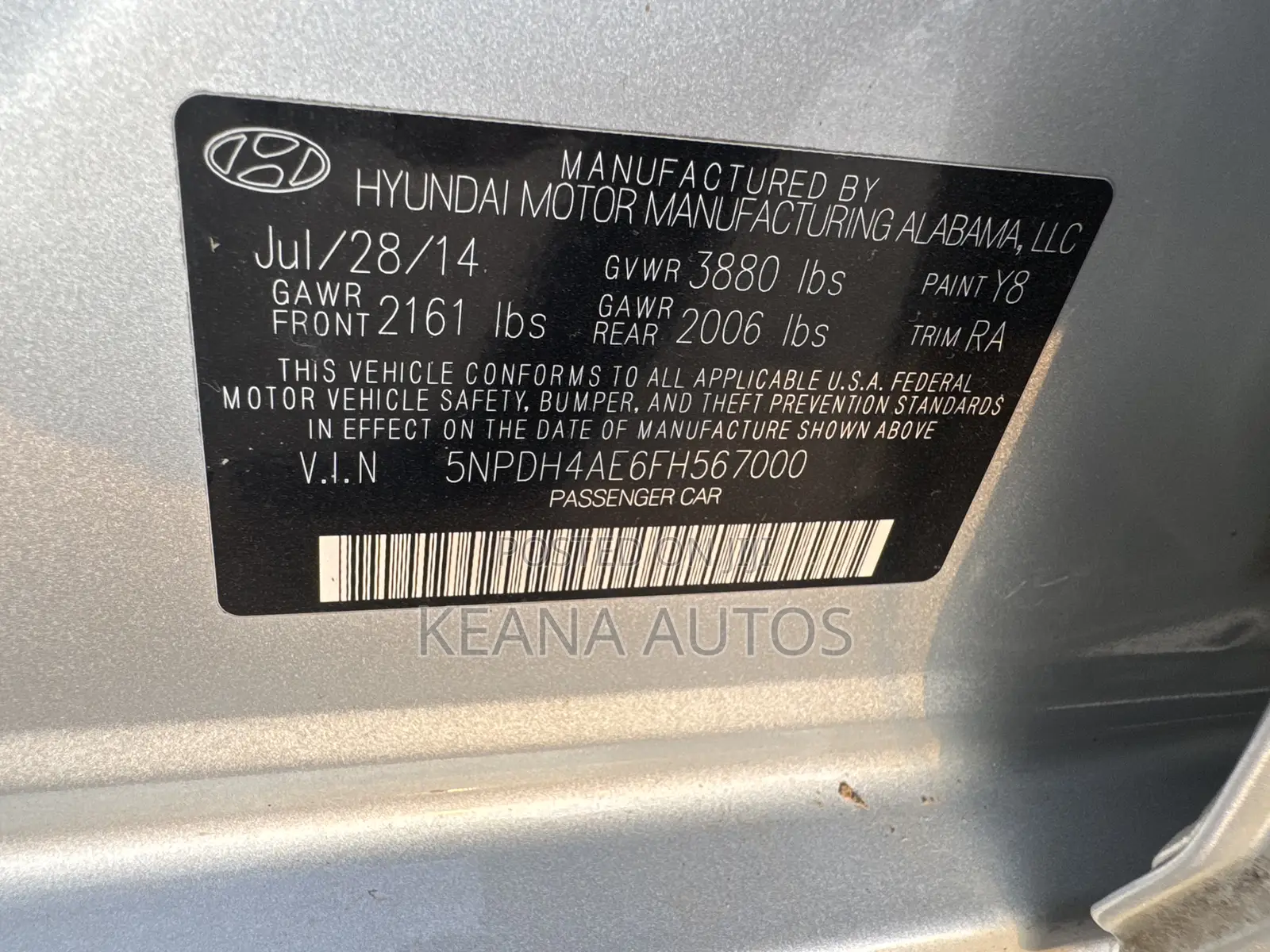 Hyundai Elantra 2014 Silver