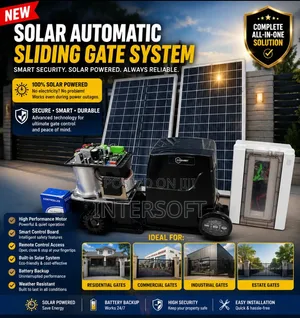 Automatic Solar Power Sliding Gate Opener Motor