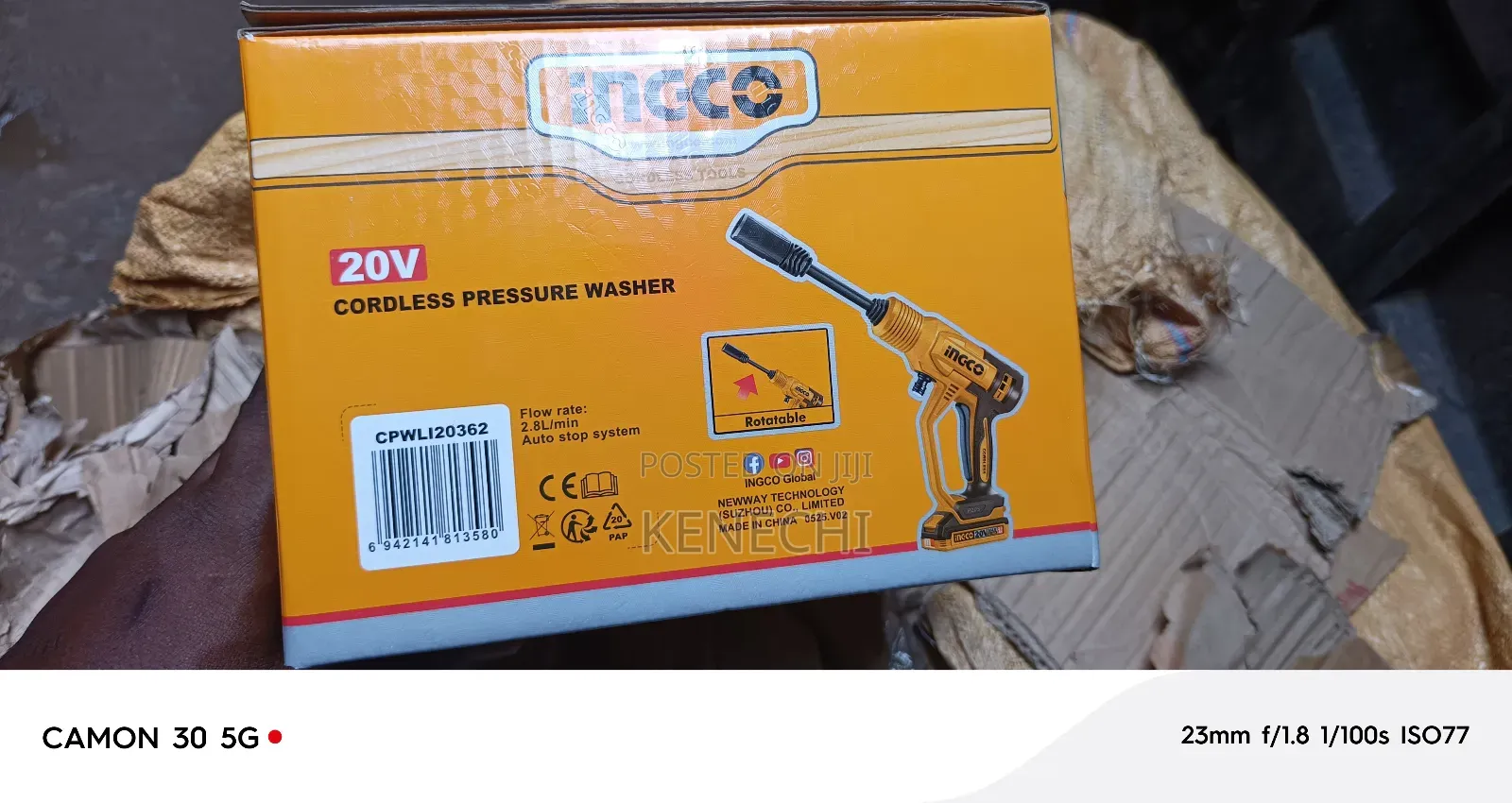 Rechargeable Pressure Washer