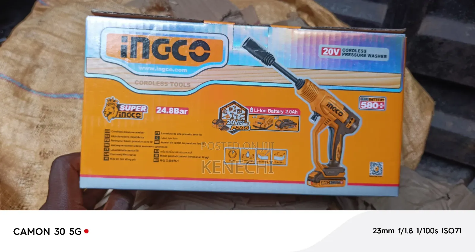 Rechargeable Pressure Washer