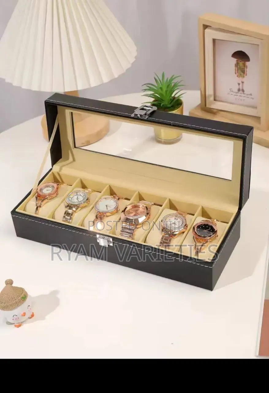 6slot Wristwatch Display Storage Box