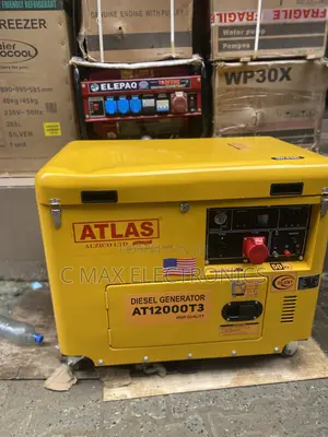 Atlas 12kva Diesel Soundproof Generator 100% Copper Coil Zero Noise
