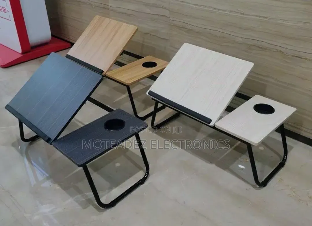 High Quality Wooden Adjustable Inclined Height Bed Laptop Table