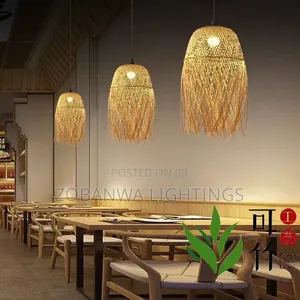 Southeast Asian Individuality Hand Woven Bamboo Chandelier