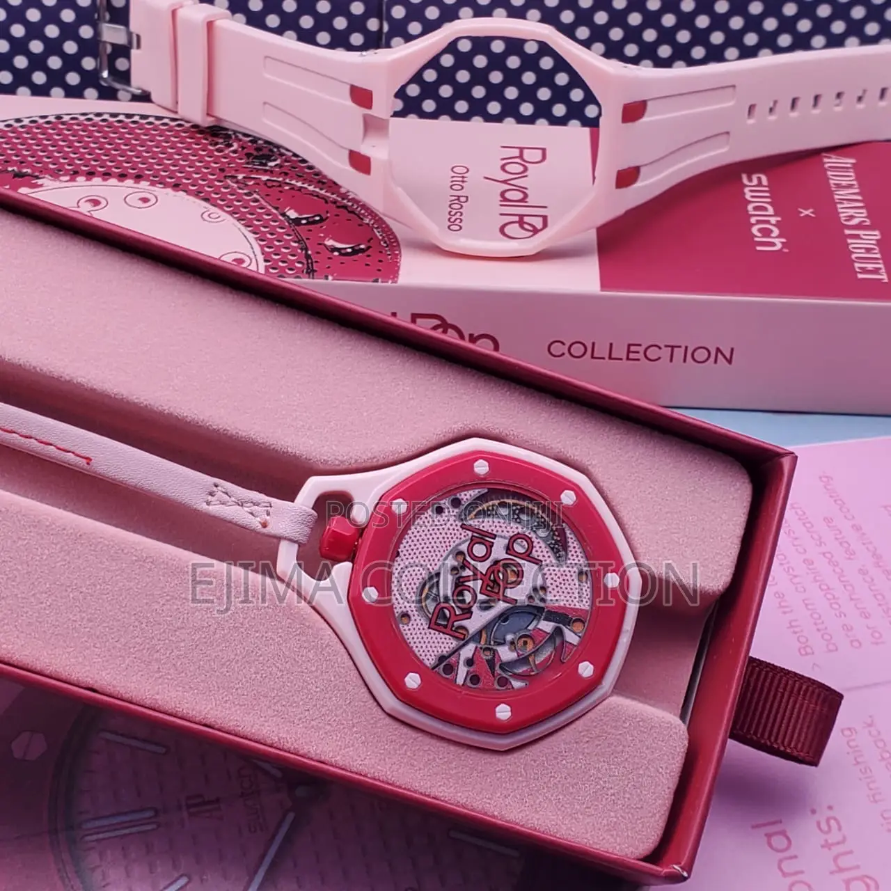 High Quality Automatic Audemars Piguet ×swatch Unisex Rubber Strap