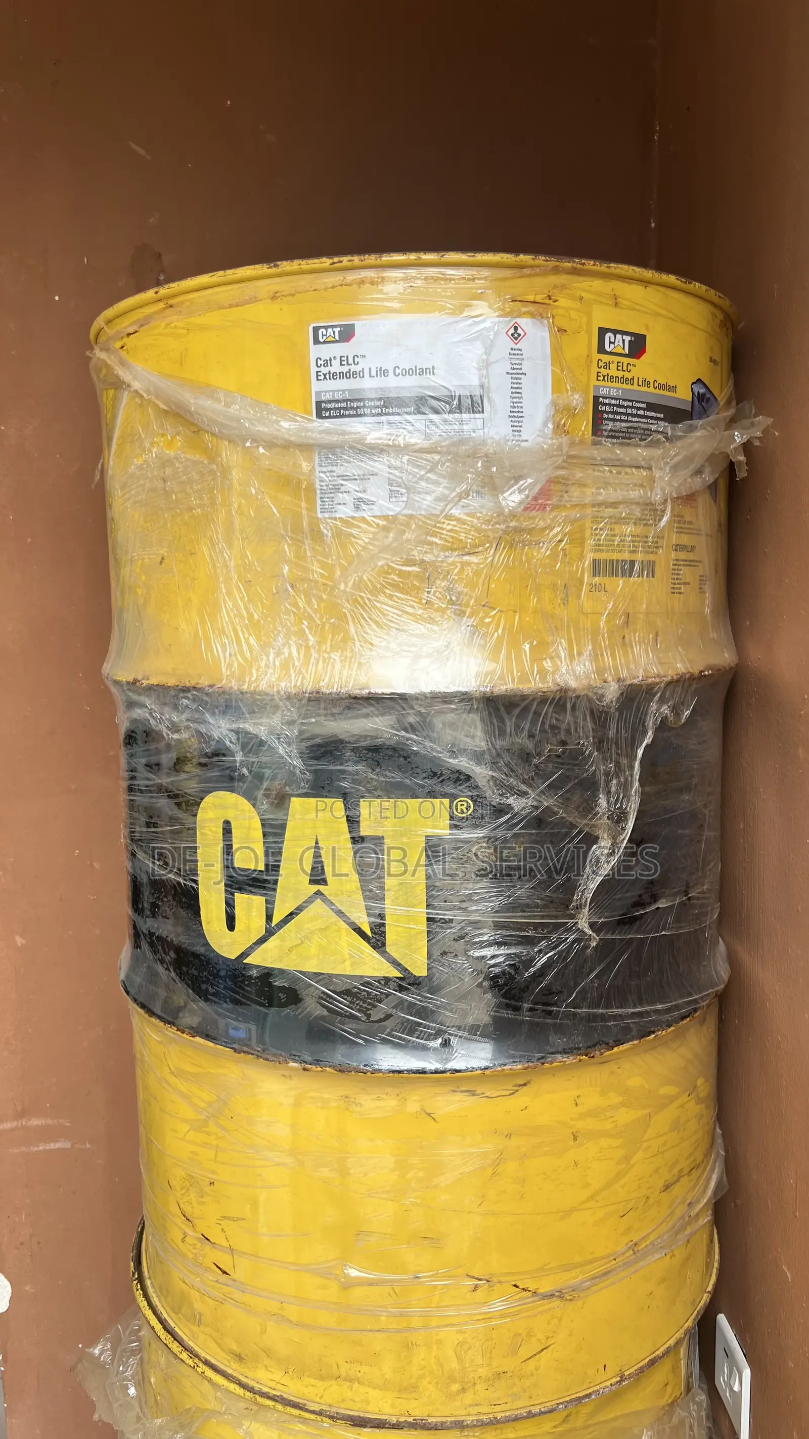 Cat ELC Extended Life Coolant – 210L Premixed Engine Coolant Drum