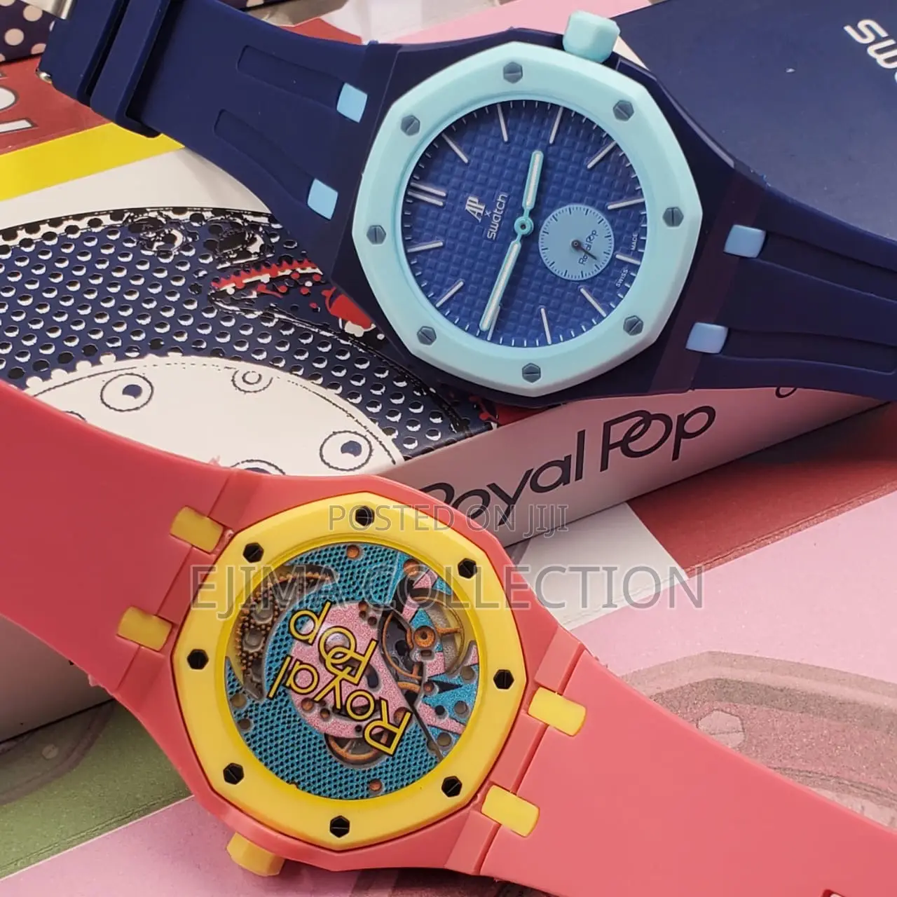 High Quality Automatic Audemars Piguet ×swatch Unisex Rubber Strap
