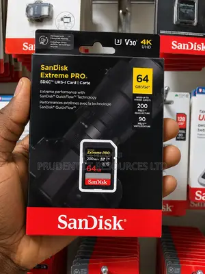 64gb Sandisk Extreme Pro SD Card