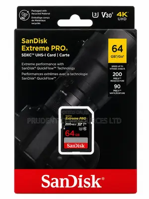 64gb Sandisk Extreme Pro SD Card