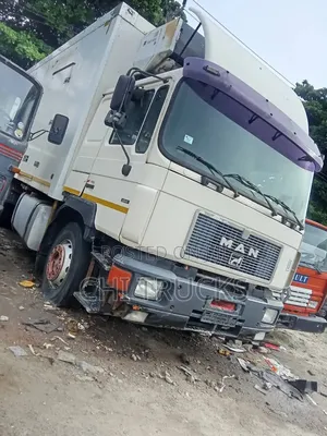 Man Diesel Space Cargo Truck [8Tyres] 2004 White