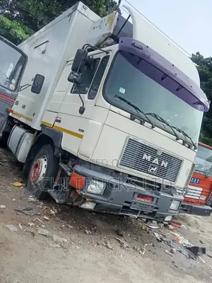 Man Diesel Refrigerator Space Cargo Truck [8Tyres] 2004 White
