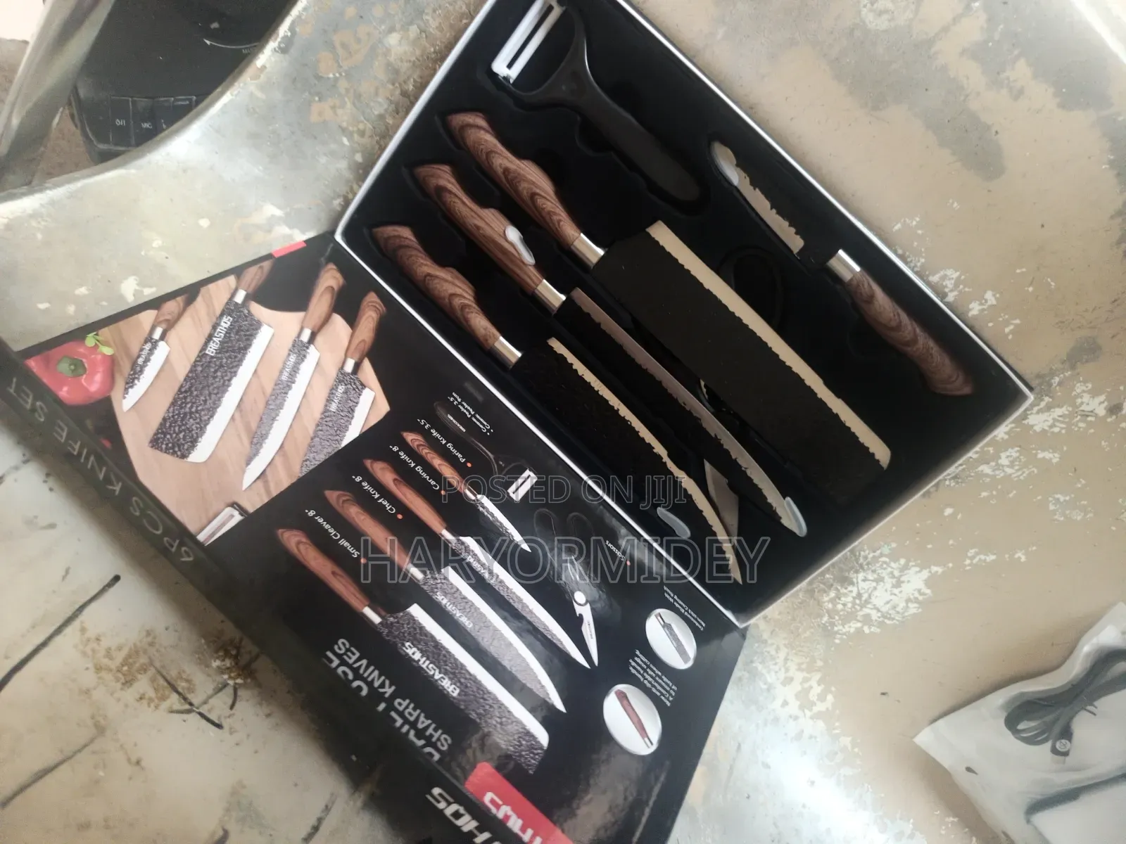 Daily Use Sharp Knives and Break This With 6 Piece
