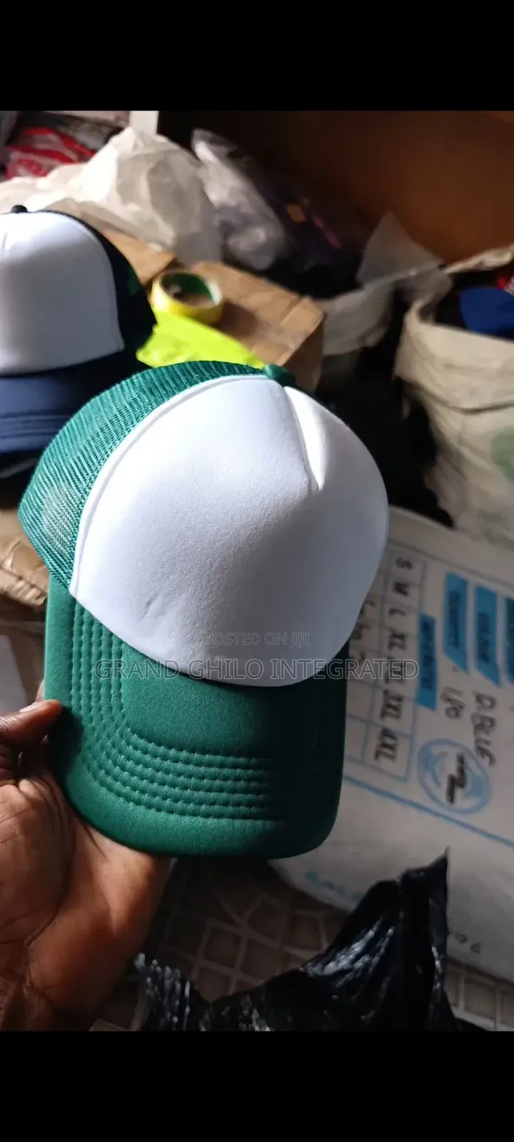 Unisex Two Colour Face Cap